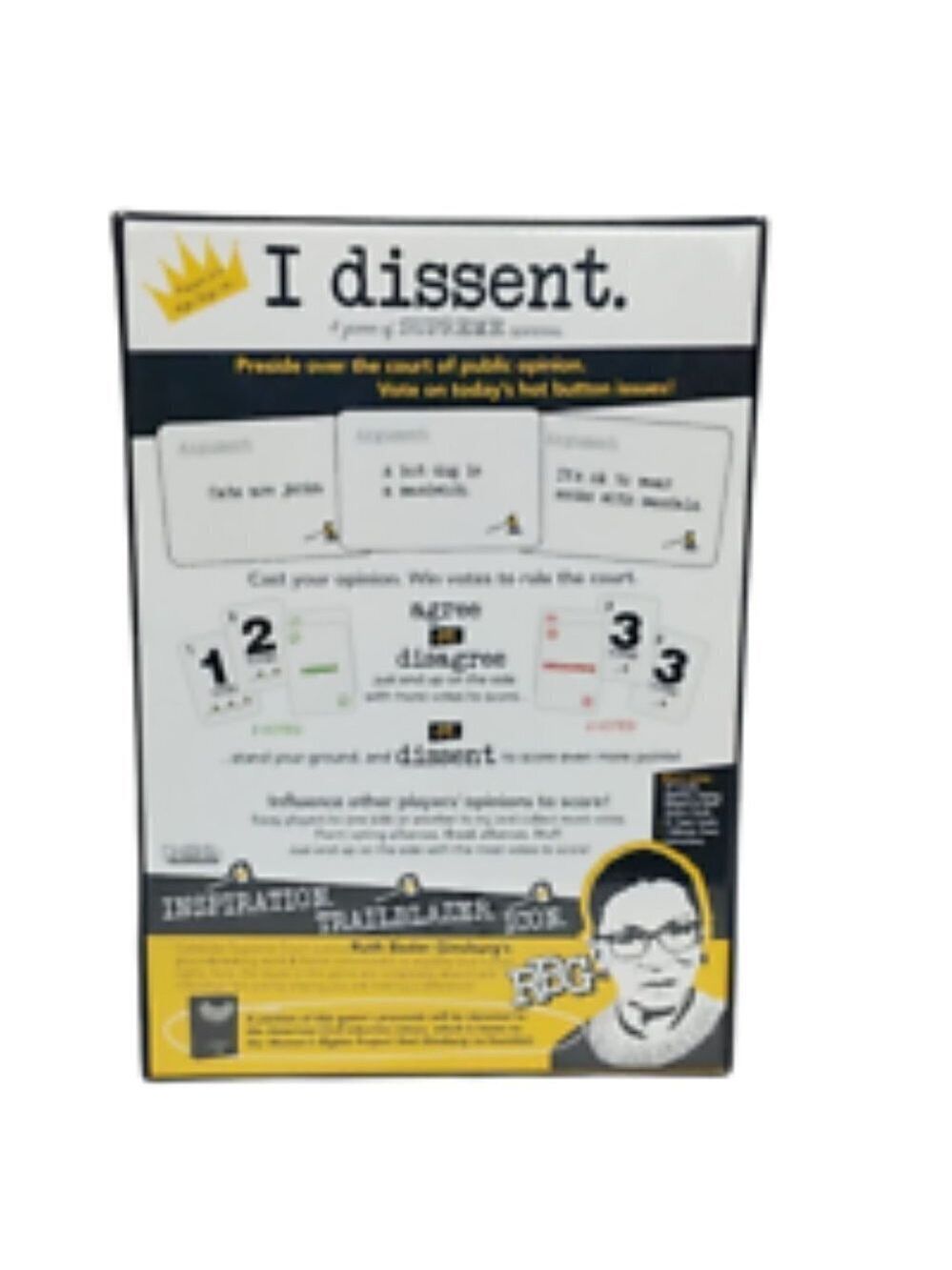 I Dissent A Game Of Supreme Court Opinions Ruth Bader Ginsburg